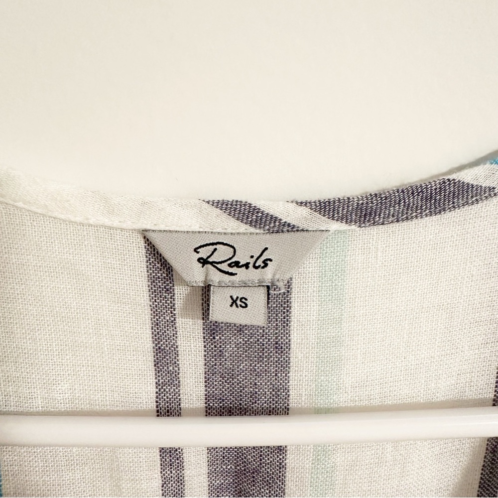 Rails ​Ashlyn Striped Blue Multi- Stripe Spring S… - image 2